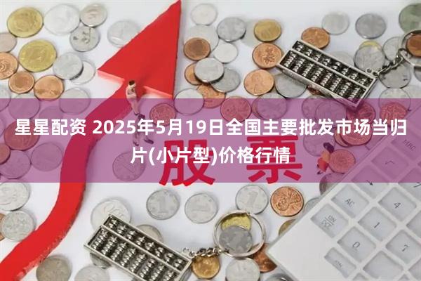 星星配资 2025年5月19日全国主要批发市场当归片(小片型)价格行情